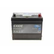  EXIDE Акумуляторна батарея 75Ah/630A (270x172x222/+R/B01) Premium Азія    