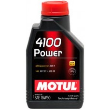 Моторна олива MOTUL 4100 POWER 15W-50 1L 